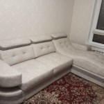 Угловой диван Парламент с оттоманкой и баром